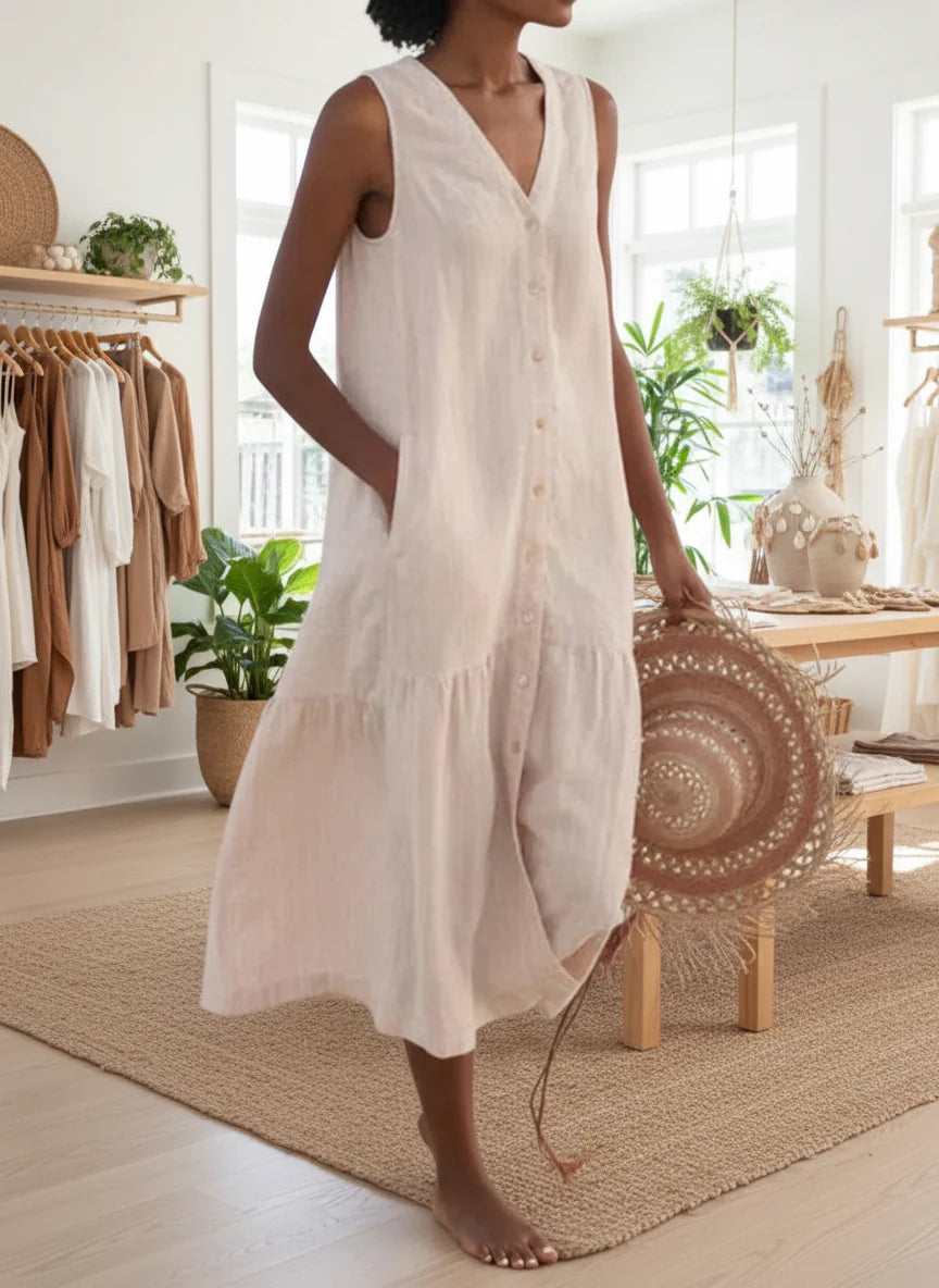 KOLLY - SLEEVELESS TUNIC DRESS