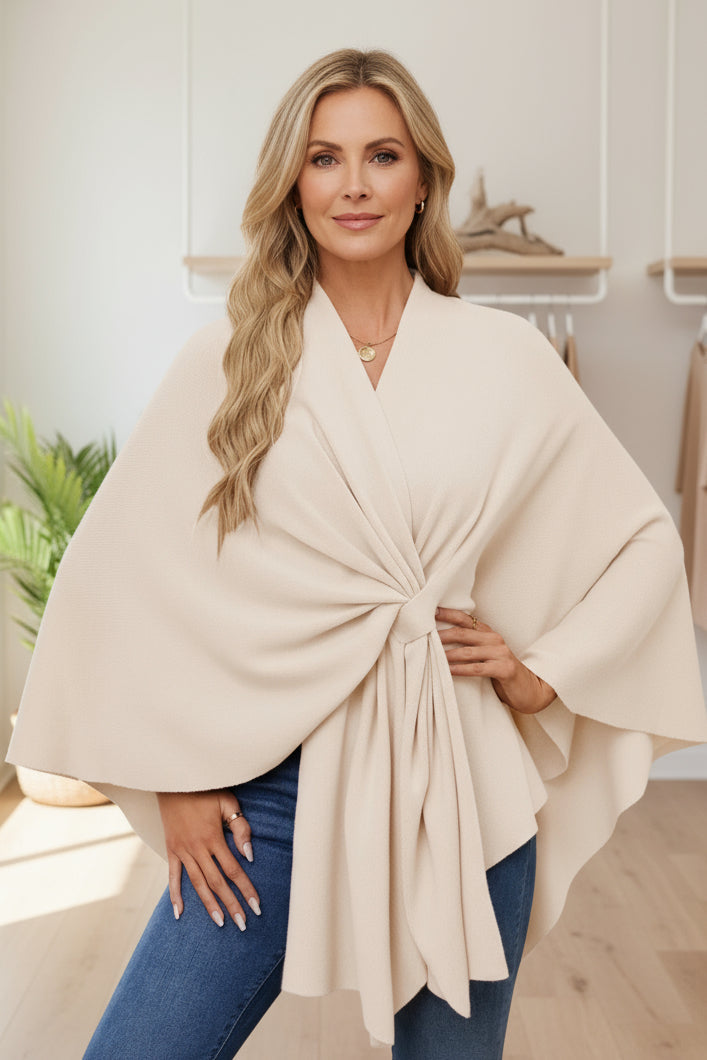 GERTRUDE - PONCHO SWEATER