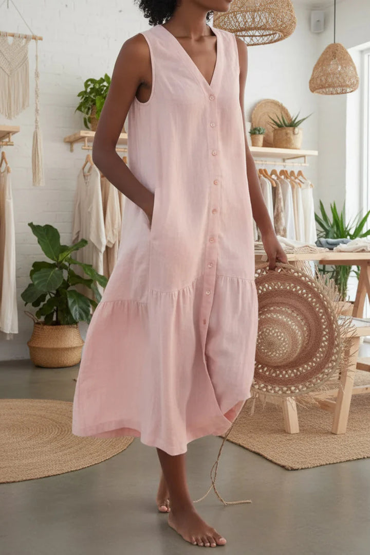 KOLLY - SLEEVELESS TUNIC DRESS