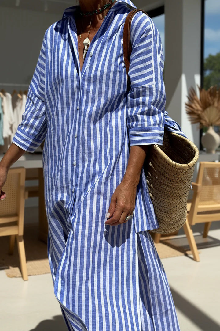 ELLE - STRIPED DRESS SHIRT