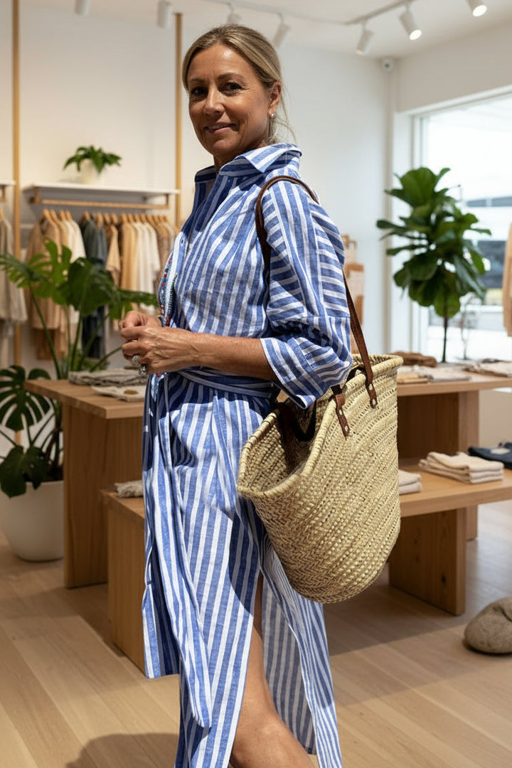 ELLE - STRIPED DRESS SHIRT