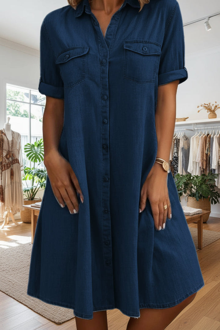 JOANNA - SHORT SLEEVED DRESS