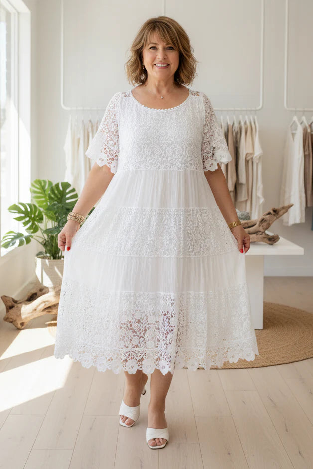 ANNE - CASUAL LACE DRESS