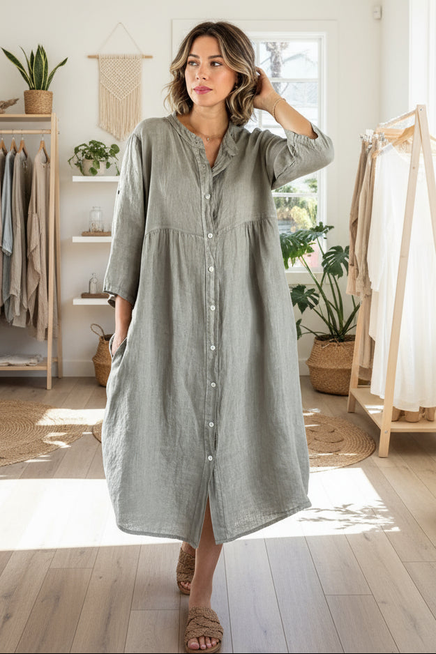 SANDRE - LOOSE SHIRT DRESS