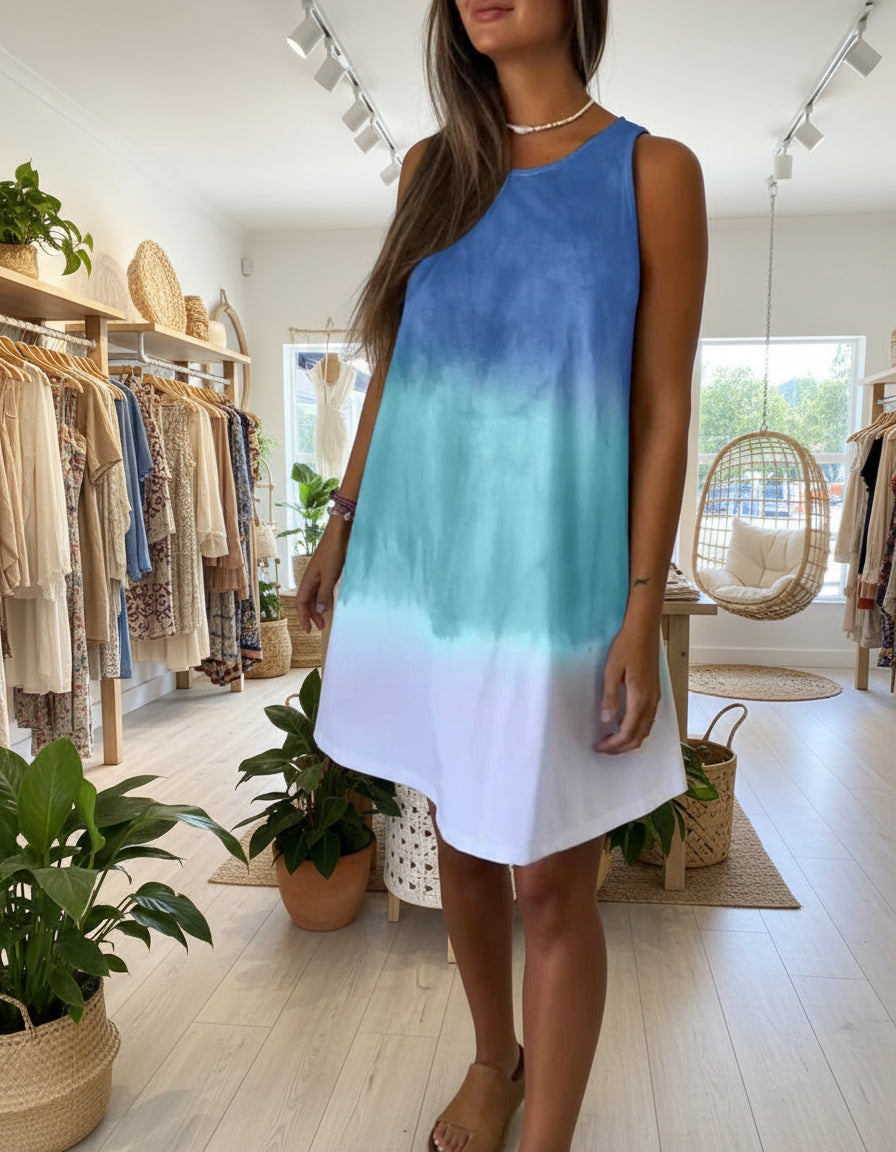 NAZARA - SLEEVELESS CHIC DRESS