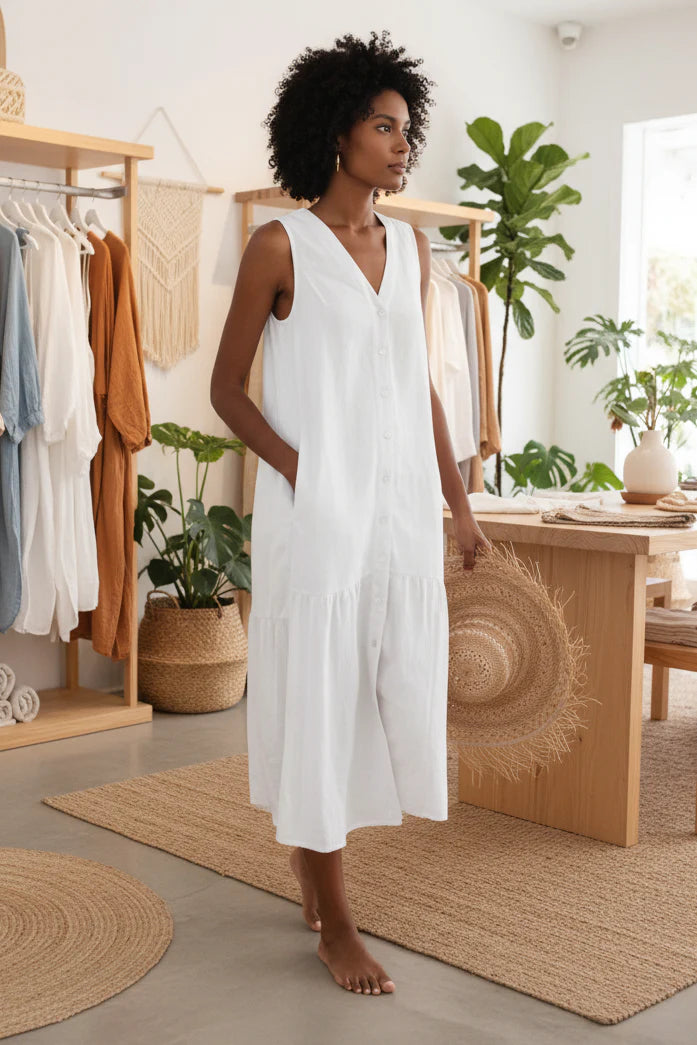 KOLLY - SLEEVELESS TUNIC DRESS