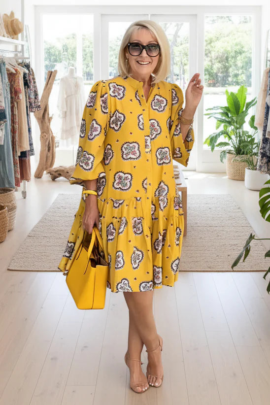 CASS - PLEATED SUMMER DRESS