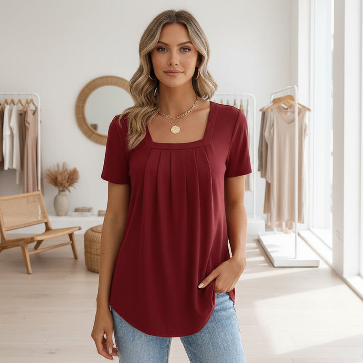 AURORA - PLEATED SHIRT