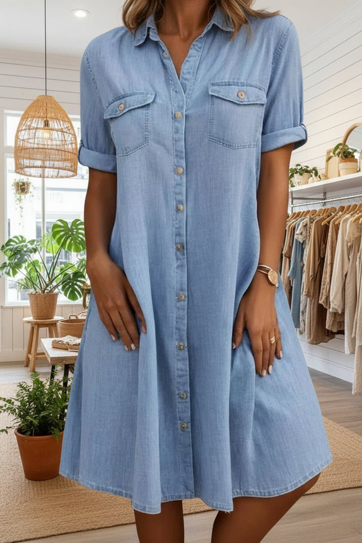 JOANNA - SHORT SLEEVED DRESS