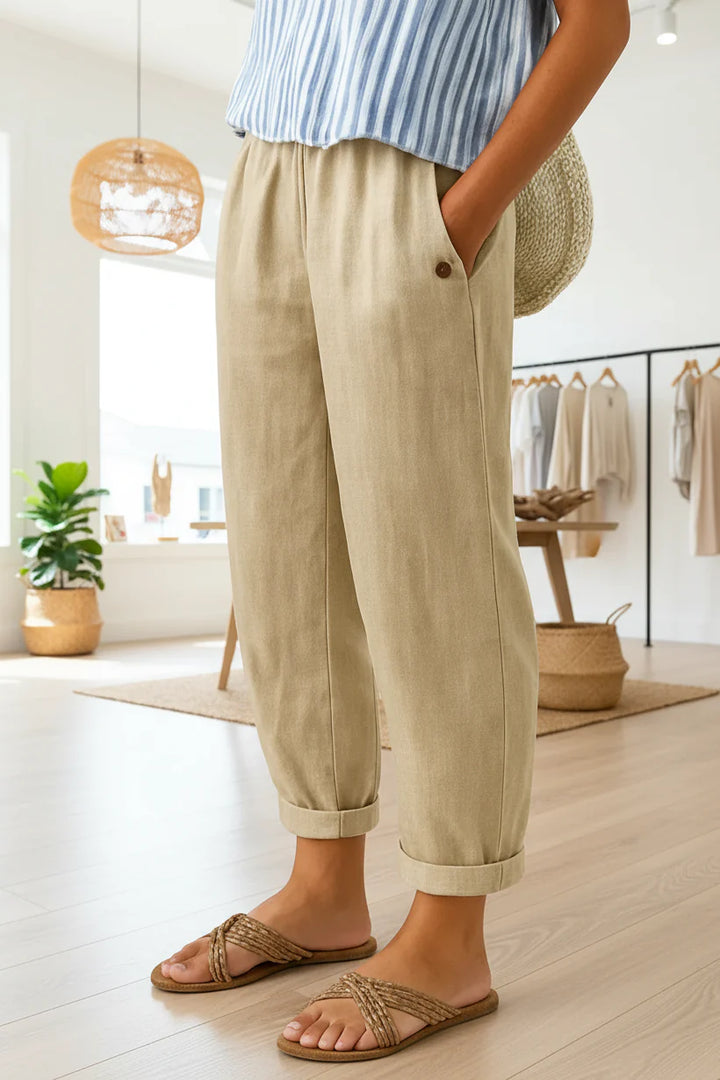 PEGGY - RELAXED CROP PANTS