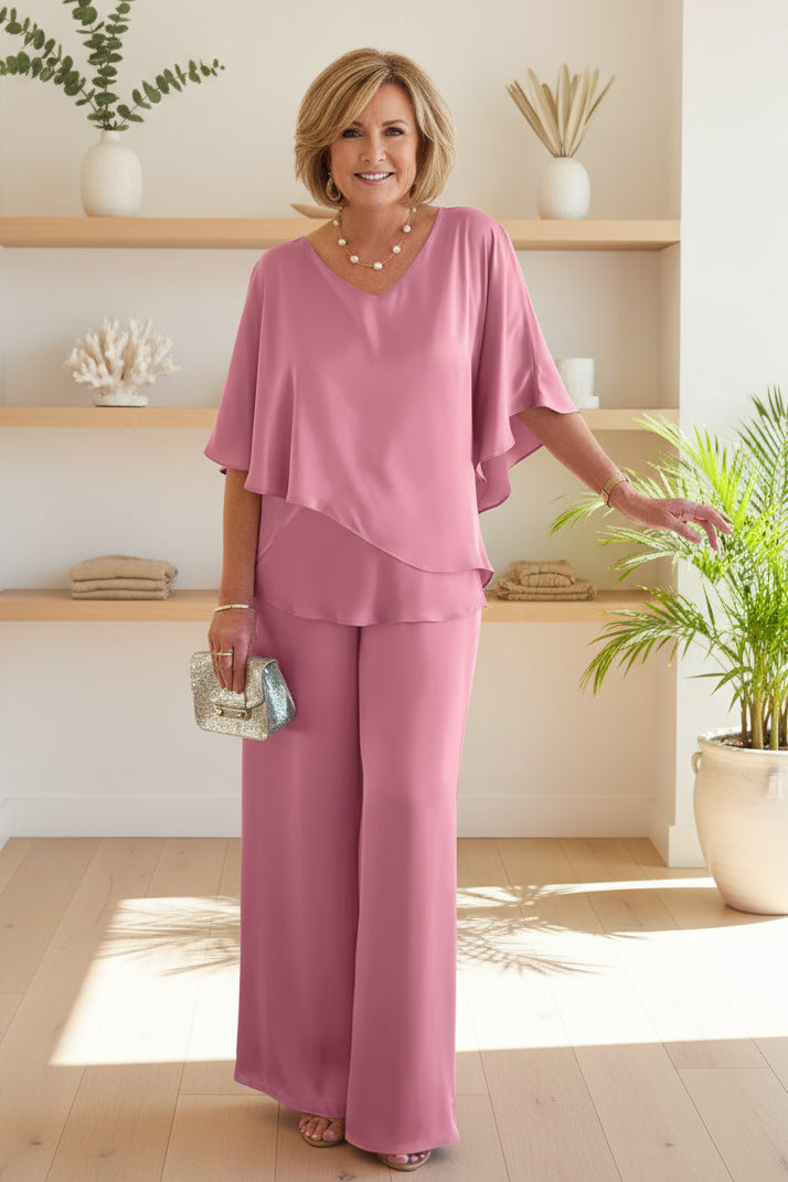 JIMA - EFFORTLESS WIDE-LEG SET