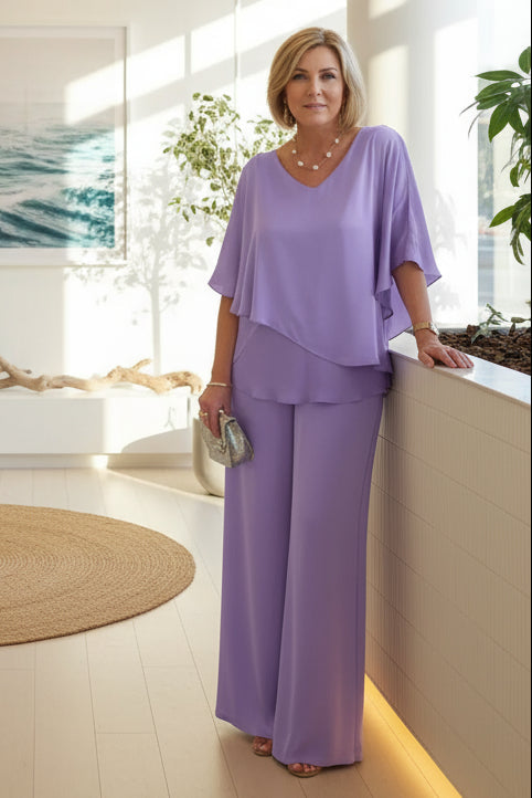 JIMA - EFFORTLESS WIDE-LEG SET