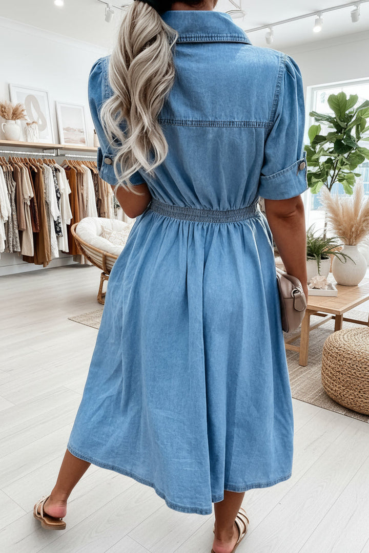GINNY - DENIM DRESS