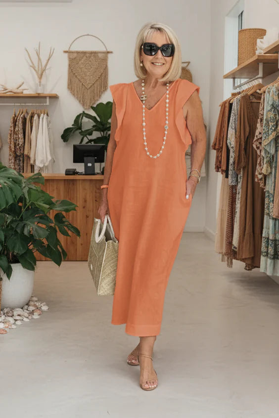 HELGA - ELEGANT MIDI DRESS