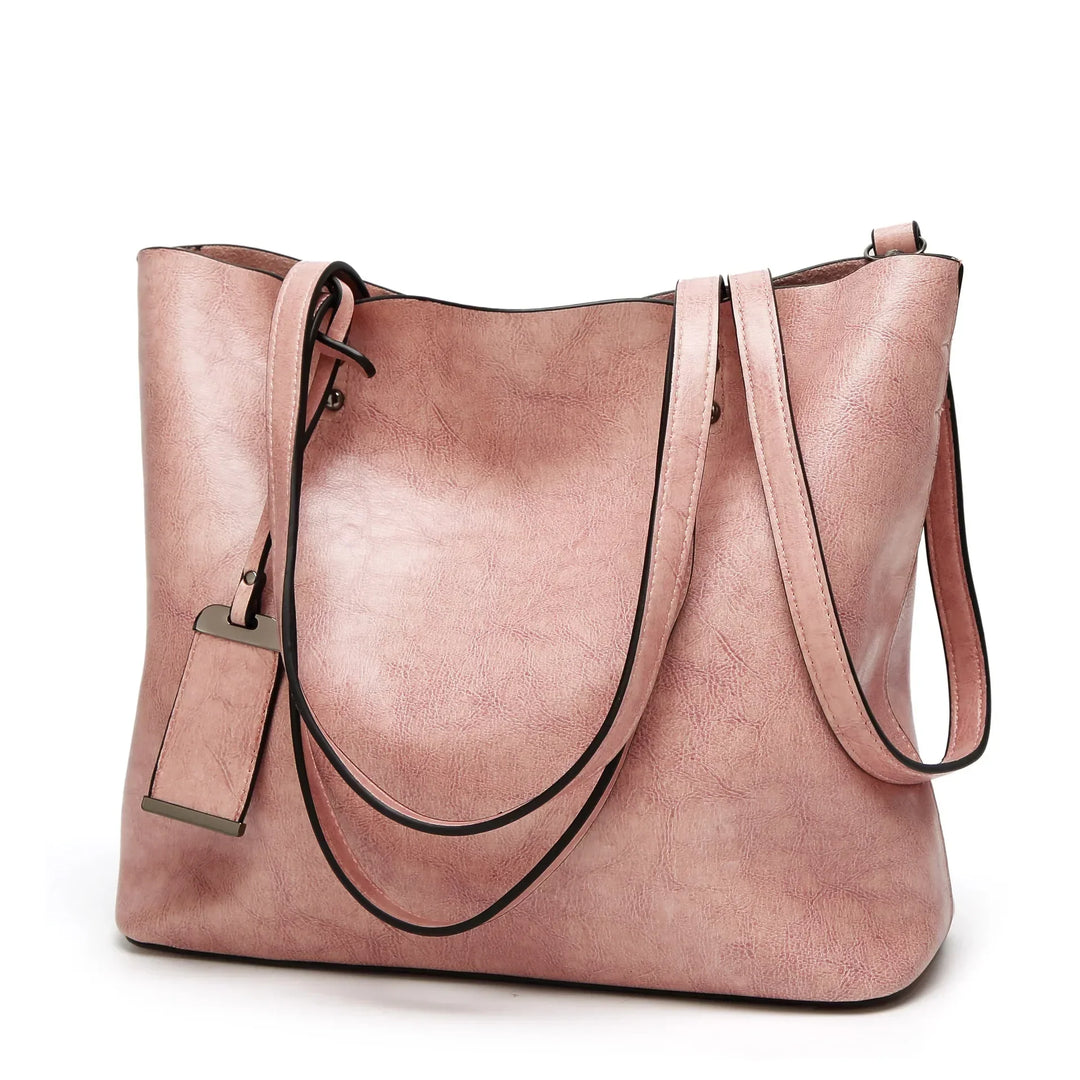 YADE - LEATHER CROSSBODY TOTE BAG