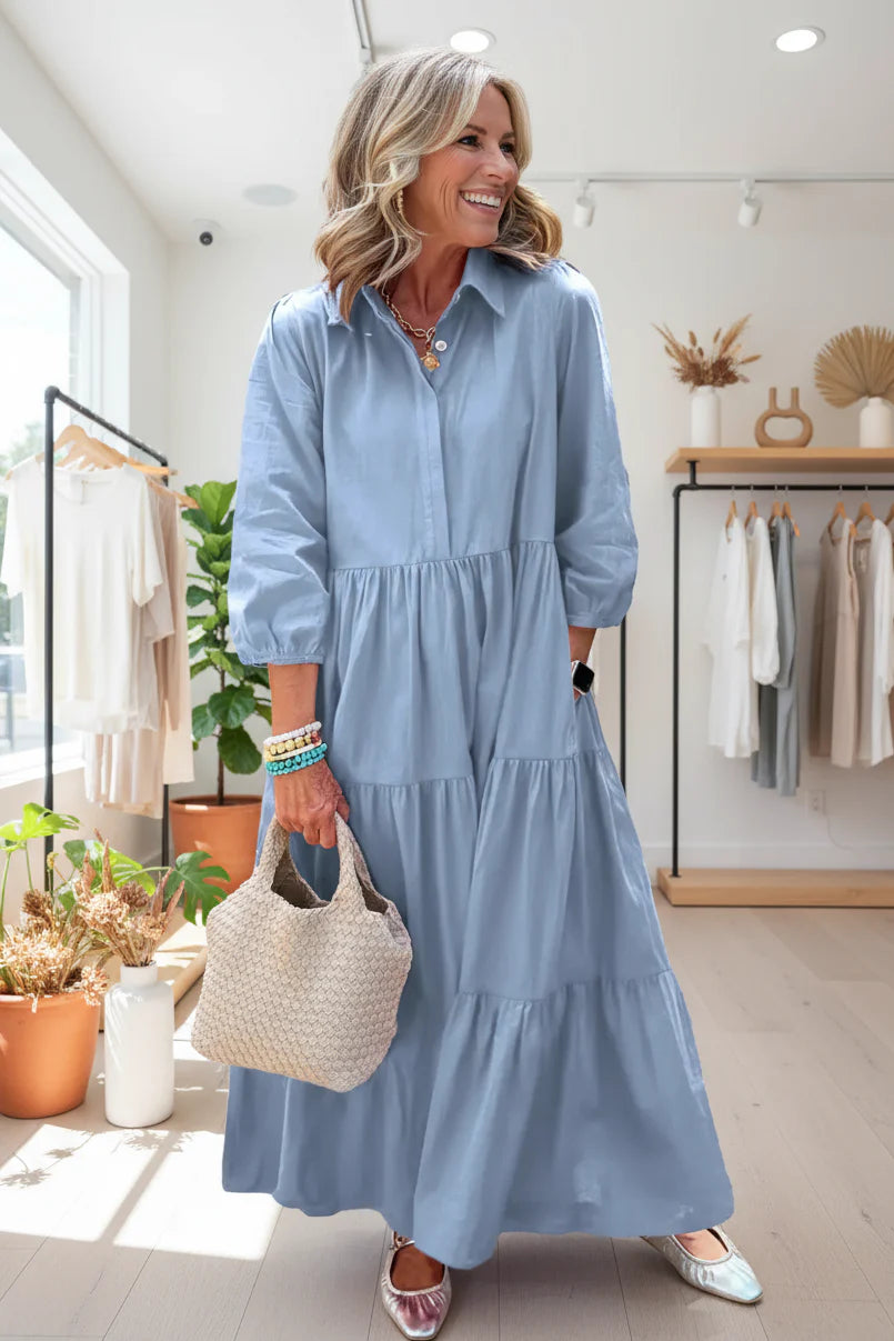 SOLENEA – CLASSIC SHIRT DRESS