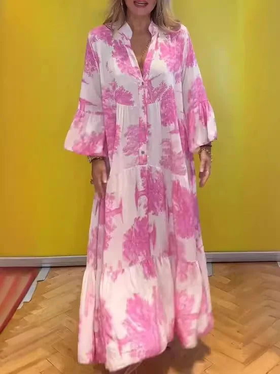 OLIVIA - BOTANICAL MAXI DRESS