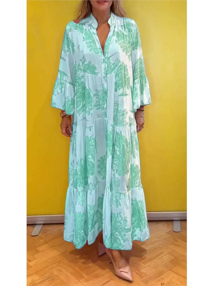 OLIVIA - BOTANICAL MAXI DRESS