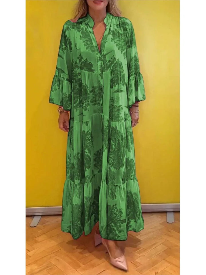 OLIVIA - BOTANICAL MAXI DRESS