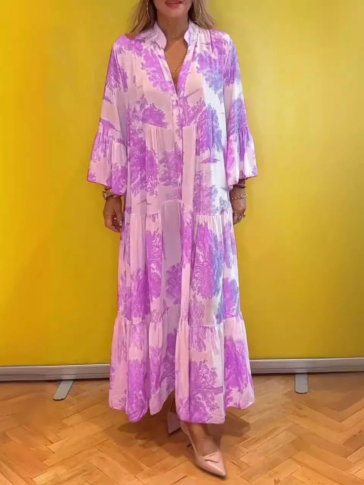 OLIVIA - BOTANICAL MAXI DRESS