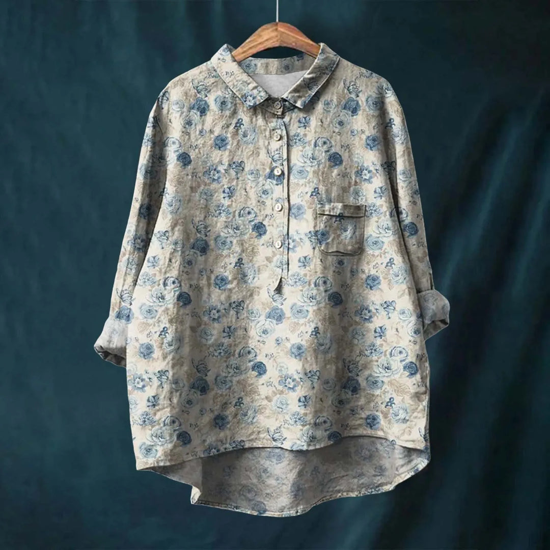 NAOME - ELEGANT FLORAL SHIRT