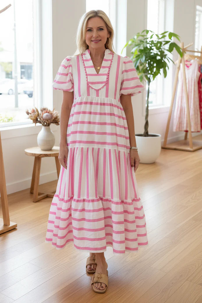 KINSLEY - STRIPED DRESS