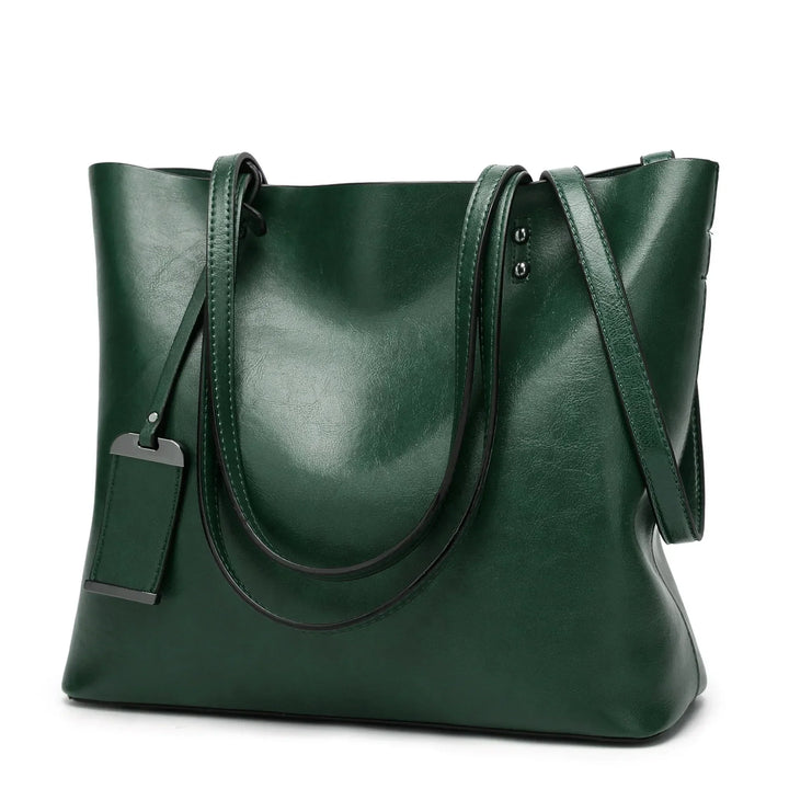 YADE - LEATHER CROSSBODY TOTE BAG