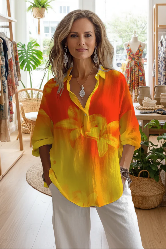 KAIA - TROPICAL PARADISE SHIRT