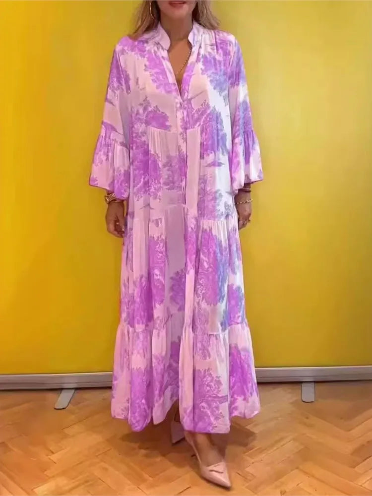 OLIVIA - BOTANICAL MAXI DRESS