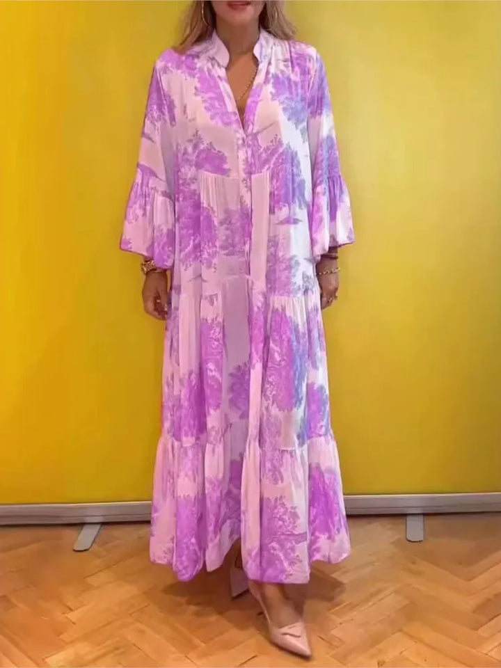 OLIVIA - BOTANICAL MAXI DRESS