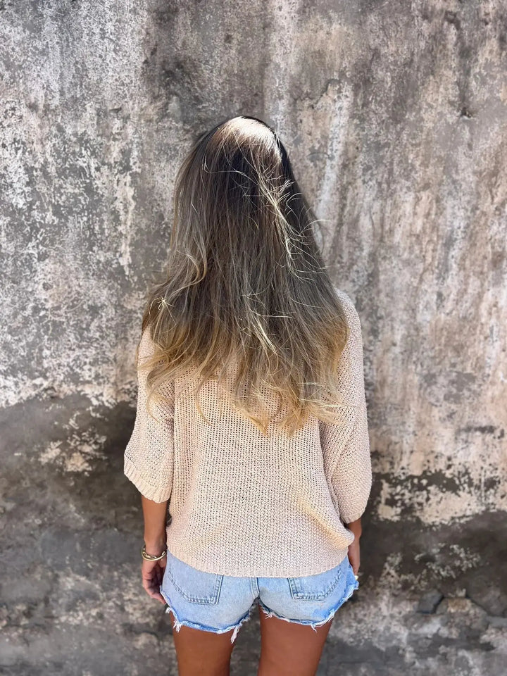 BRIANNA – TEXTURED RELAXED BLOUSE