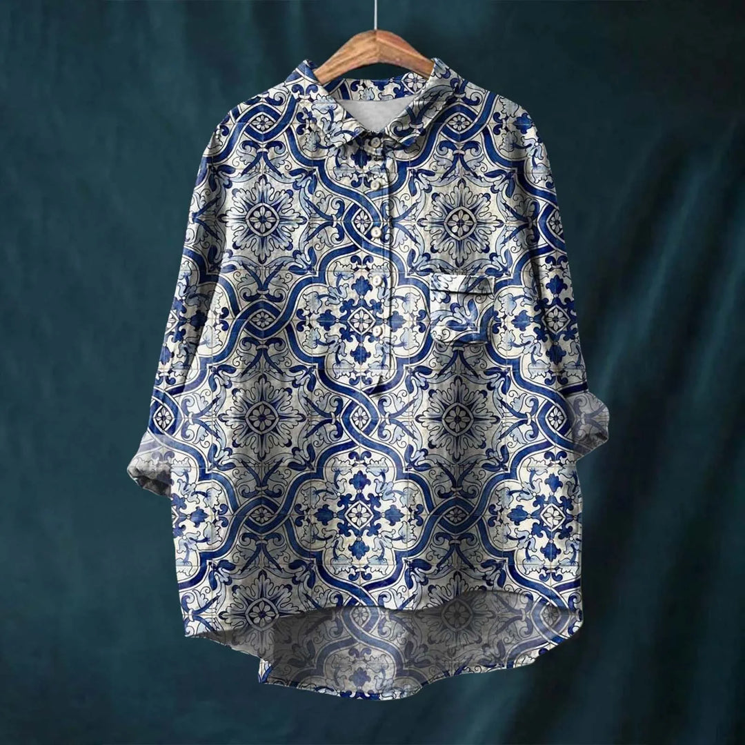 NAOME - ELEGANT FLORAL SHIRT