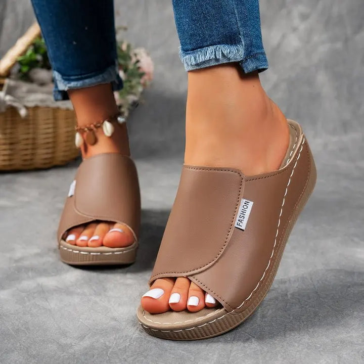 MIA - SLIP PLATFORM SANDALS