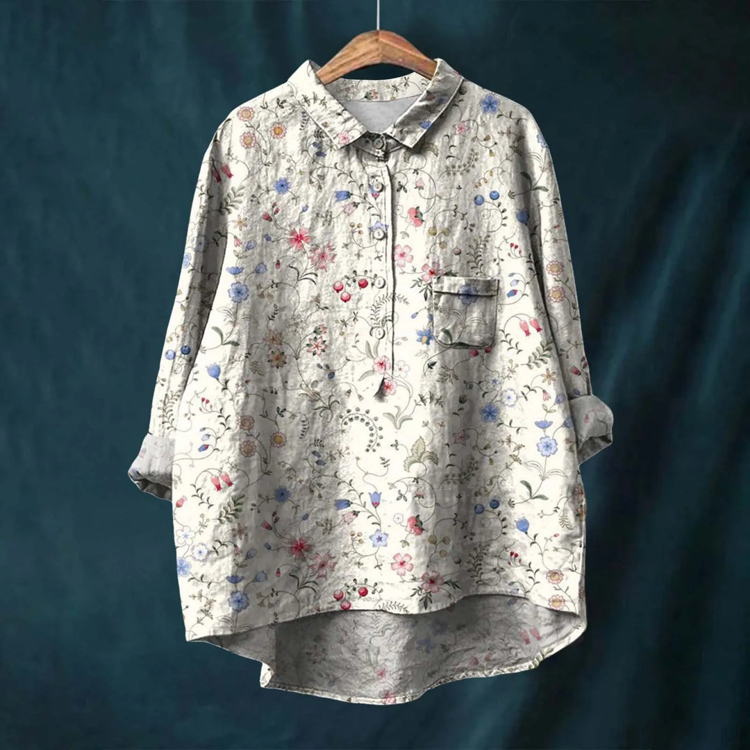NAOME - ELEGANT FLORAL SHIRT