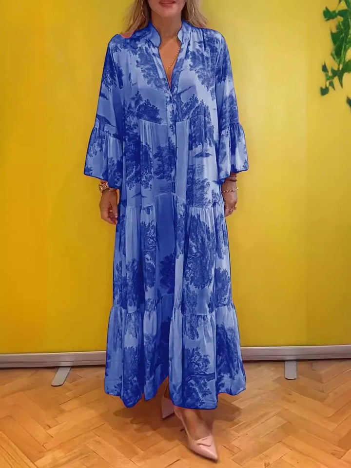 OLIVIA - BOTANICAL MAXI DRESS