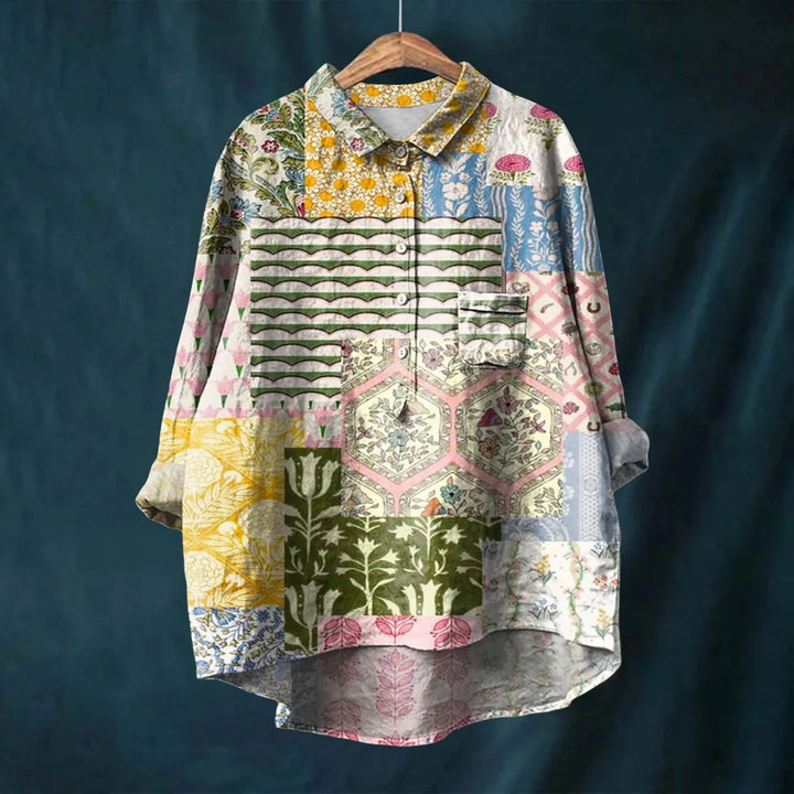NAOME - ELEGANT FLORAL SHIRT