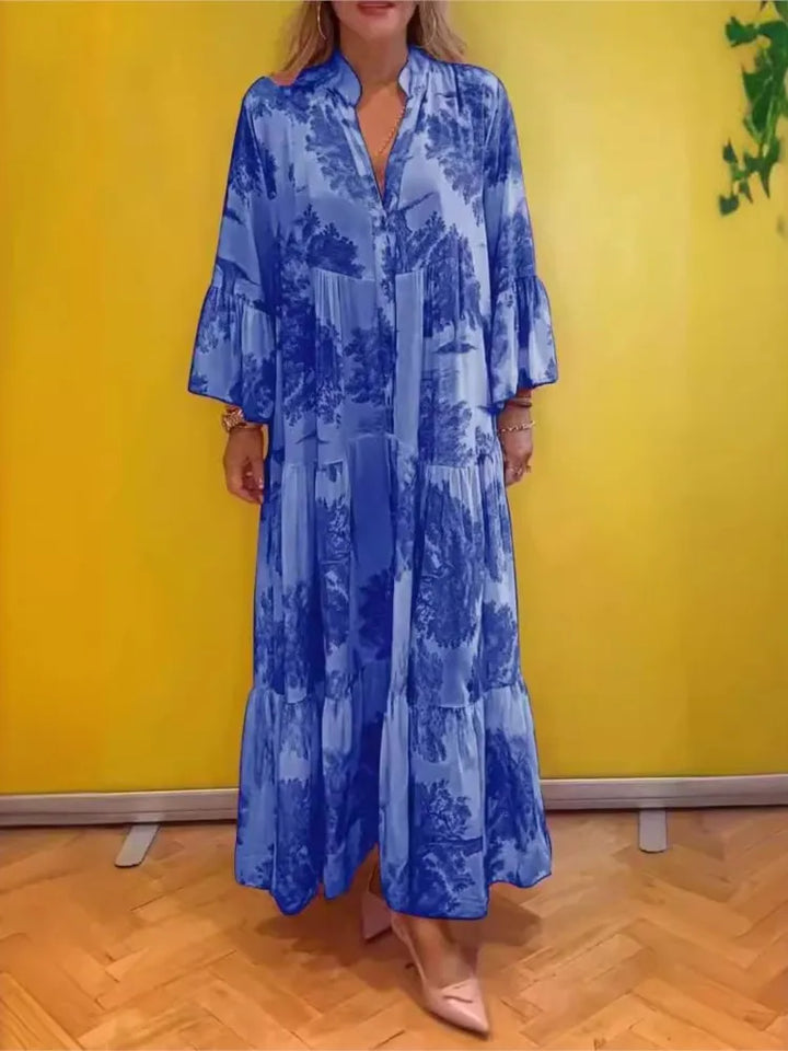 OLIVIA - BOTANICAL MAXI DRESS