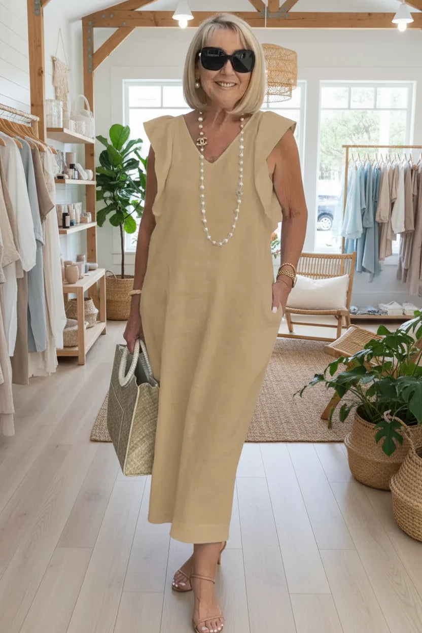 HELGA - ELEGANT MIDI DRESS