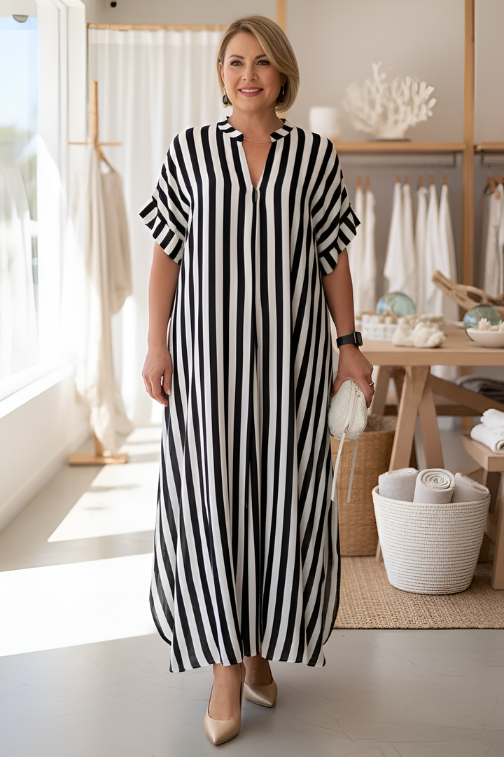 AMÉLIE – STRIPED MAXI DRESS