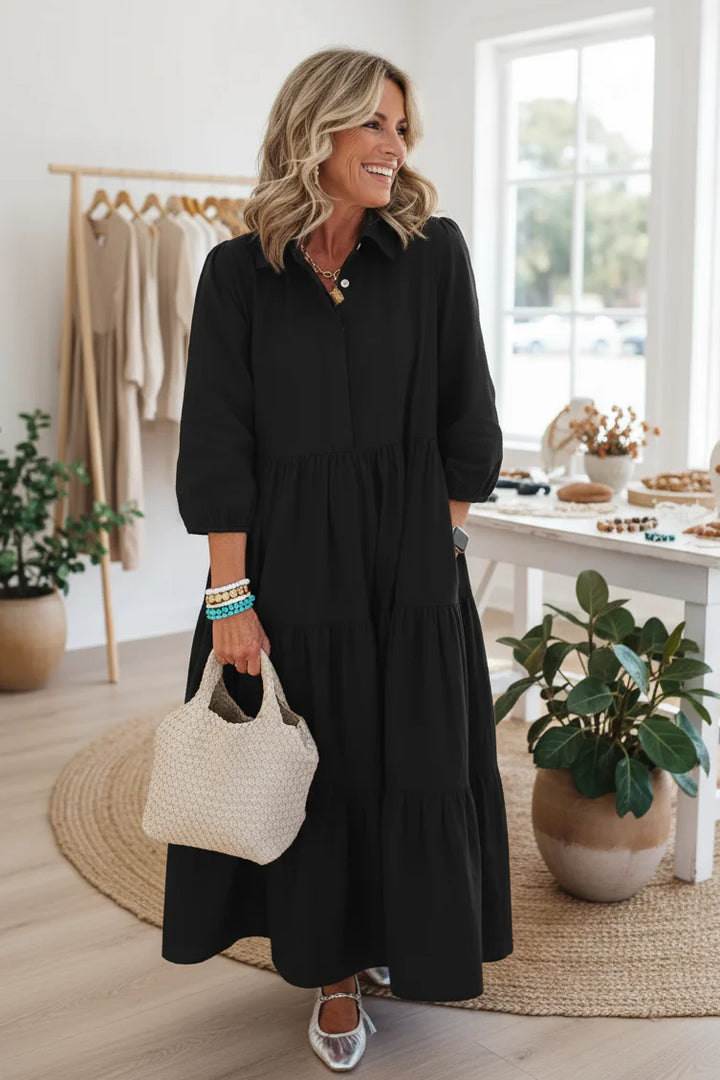 SOLENEA – CLASSIC SHIRT DRESS