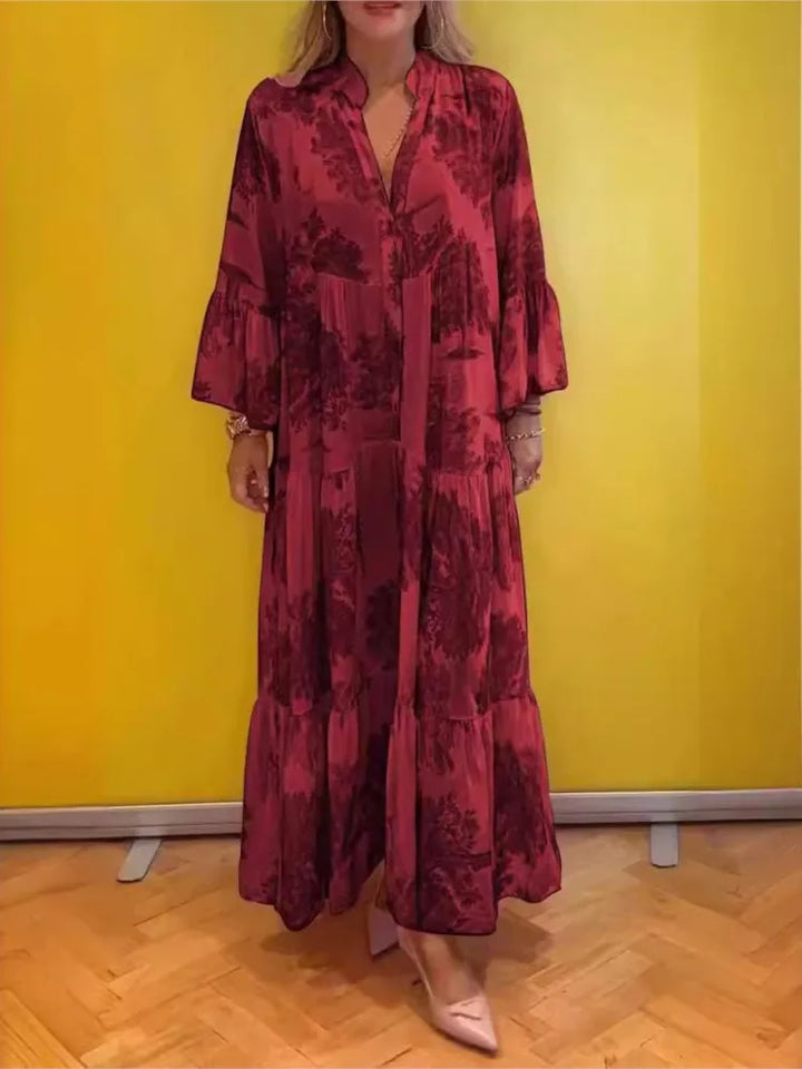 OLIVIA - BOTANICAL MAXI DRESS