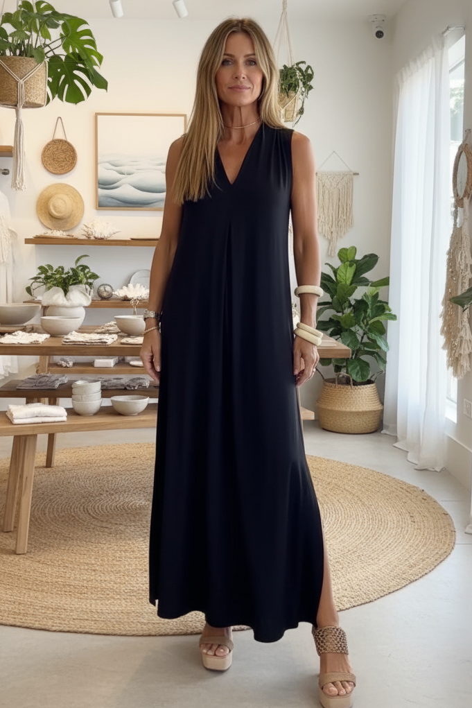 ISABELL – SLEEVELESS MAXI DRESS