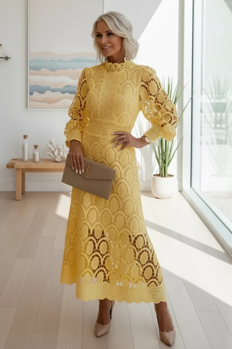 VALENTINA – LACE MIDI DRESS