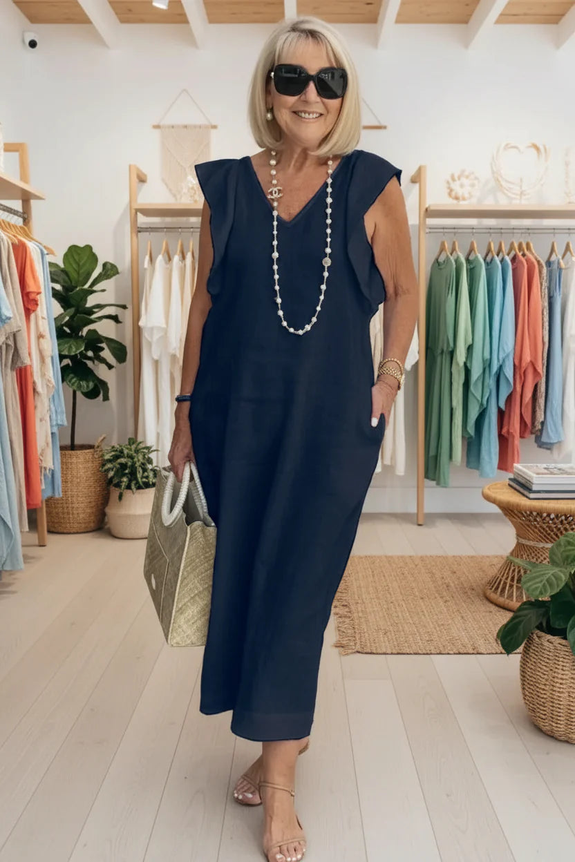 HELGA - ELEGANT MIDI DRESS