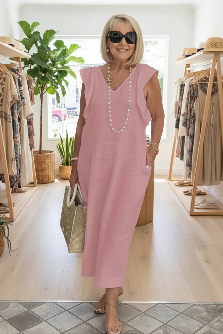 HELGA - ELEGANT MIDI DRESS