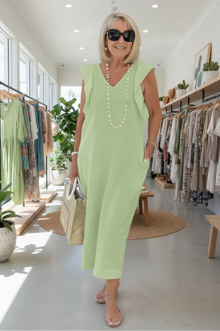 HELGA - ELEGANT MIDI DRESS