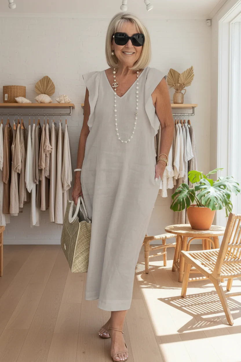 HELGA - ELEGANT MIDI DRESS