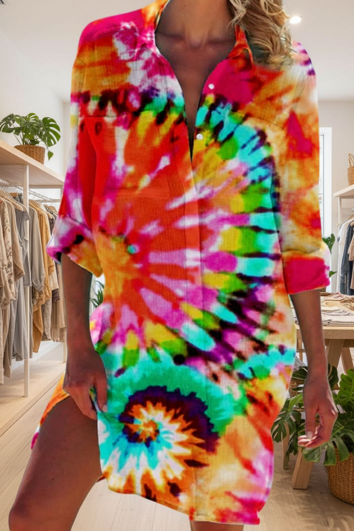 DINA - FLATTERING SUMMER DRESS