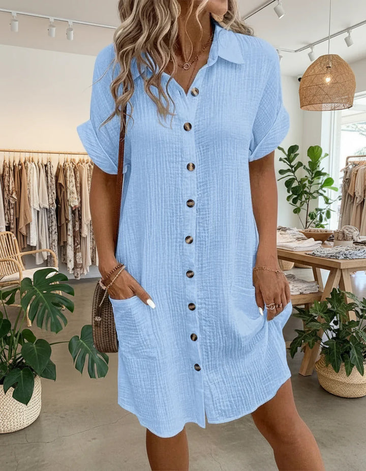 JULIA - OVERSIZED POLO DRESS