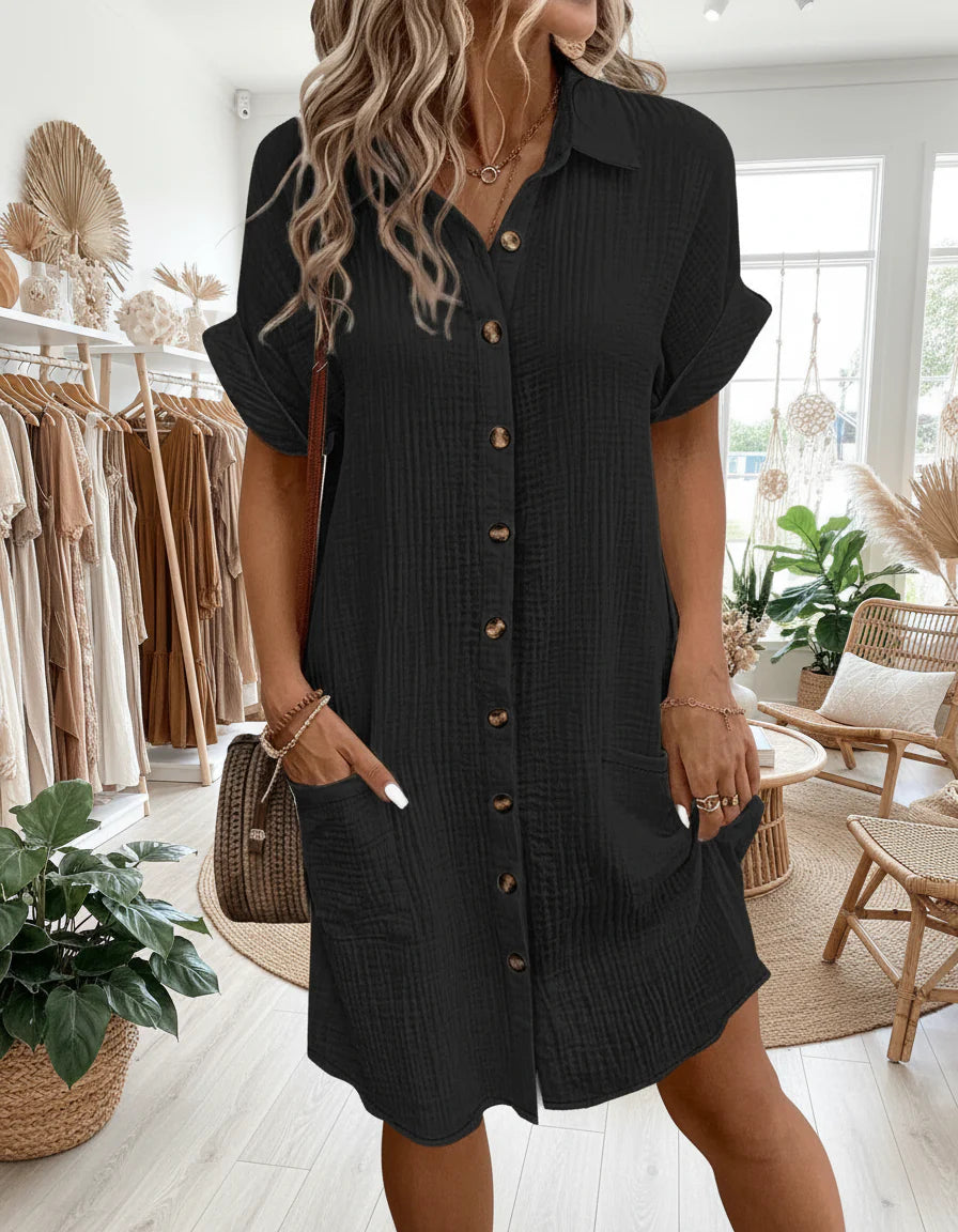 JULIA - OVERSIZED POLO DRESS